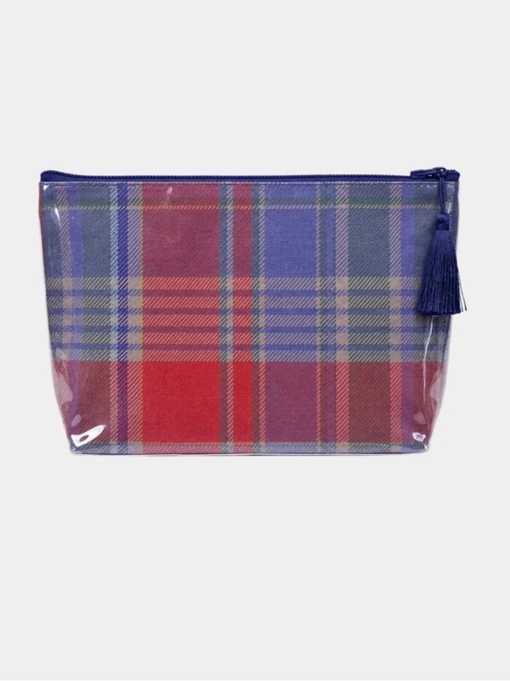 Dairy Boy Shell & Sail Nantucket Madras Makeup Bag (Small)